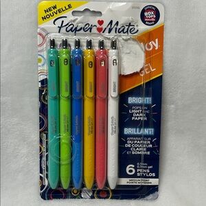 NWT Paper Mate InkJoy Gel Pens 6-Pack